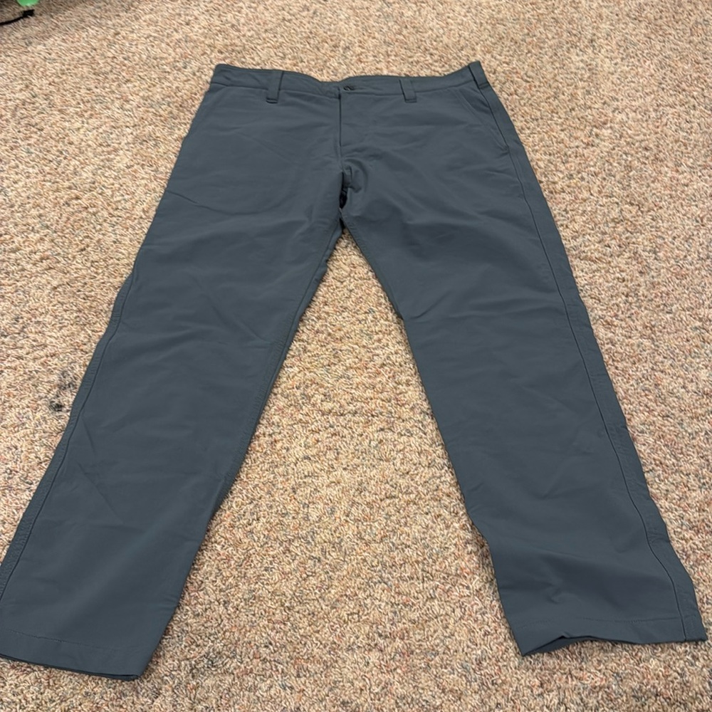 American Giant Commuter Pant - EUC - size 34x30 grey:blue